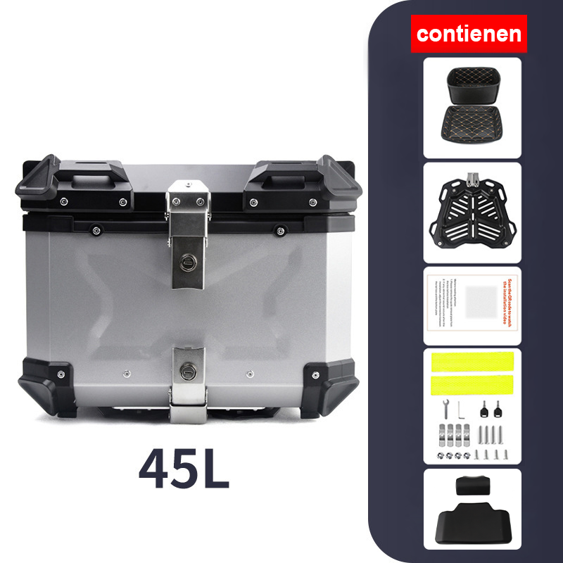 Maleta Para Moto Top Case Aleacion De Aluminio 45 L X-series