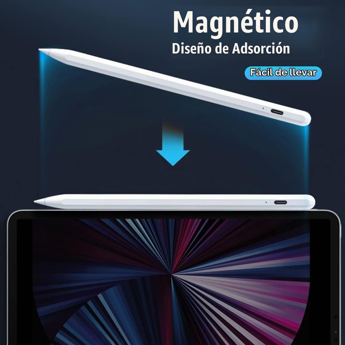 Lapiz Pencil Tactil Stylus Universal  iOS/Android Blanco