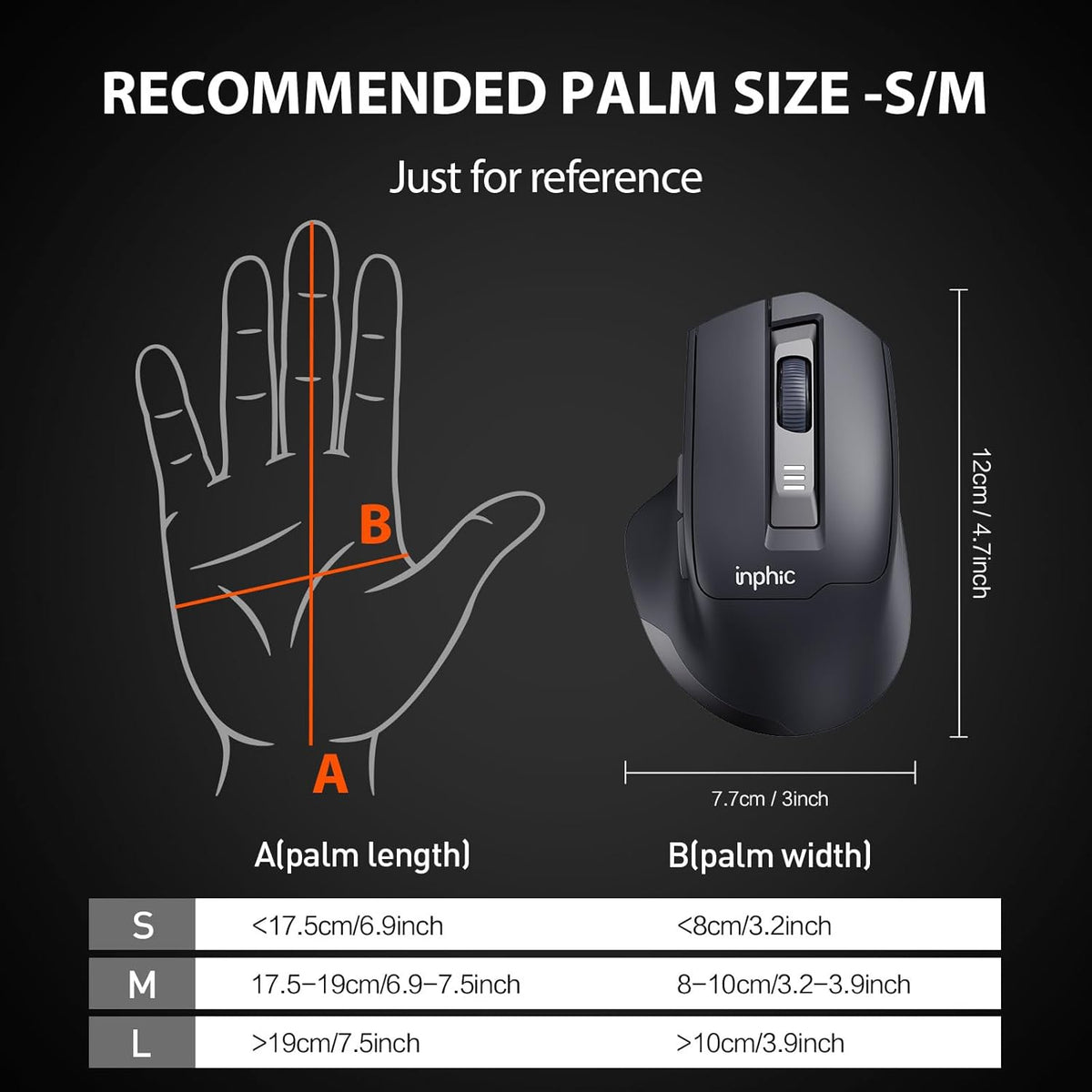 Ratón Mouse Inalámbrico Recargable Silencioso 2.4g Inphic M9