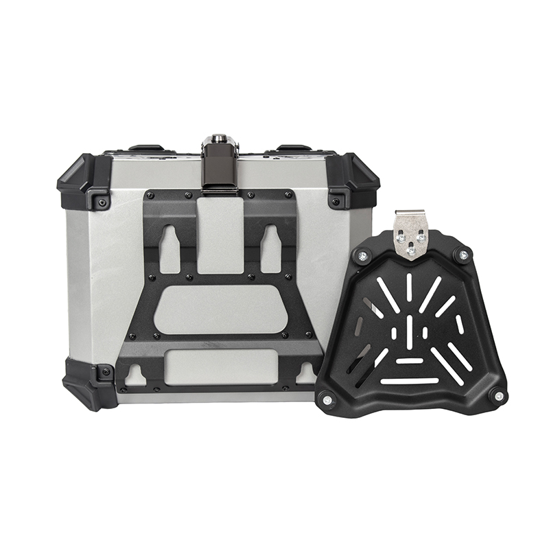 Maleta De Motos MJW Aleacion De Aluminio 45L + Respaldo