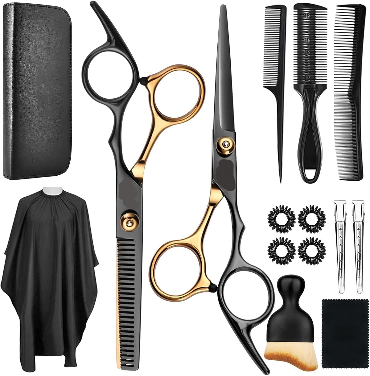 Set 15 Tijeras Cortar Pelo Peluquería Full Accessories