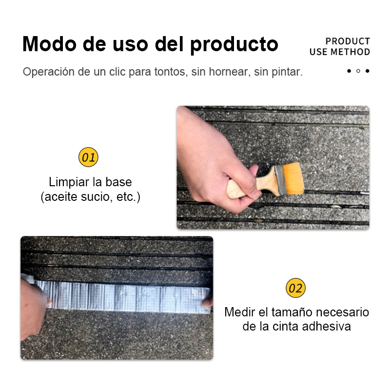 Cinta Sellador Butilo Techo Gotera Impermeable 100mm X 10m