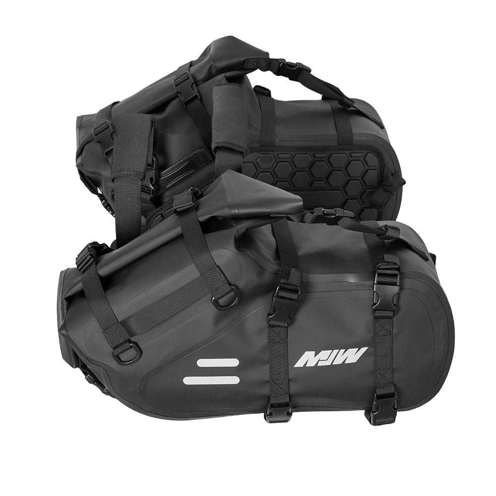 Bolso lateral para moto MJW 28 litros impermeable