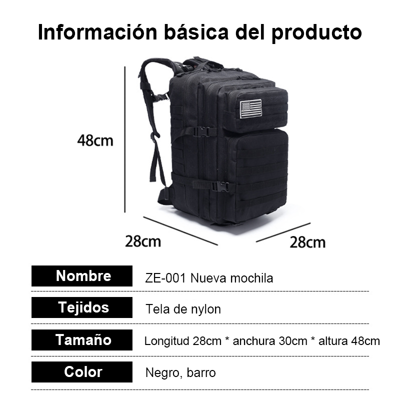 Mochila Tactica Militar Outdoor Pentagon 45l Impermeable