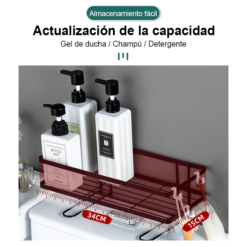 Estante De Baño Organizador Repisa Para Inodoro Inodoro