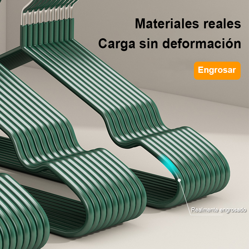 30 Colgadores Para De Ropa Antideslizantes Ganchos-colores