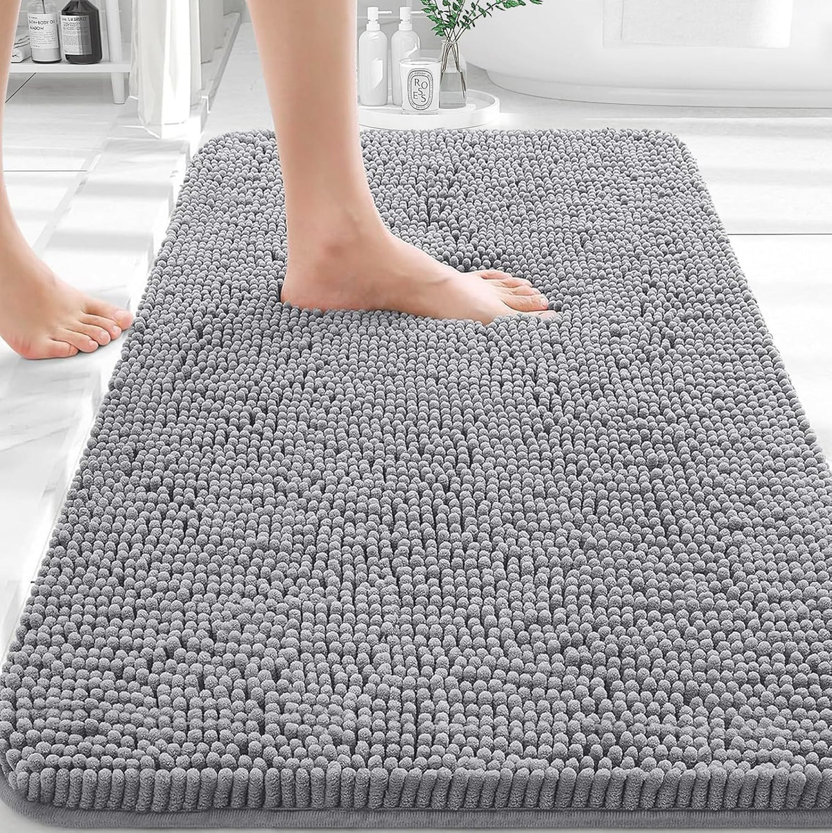 Alfombras De Baño 40x60cm Super Absorbente Piso Tina Ducha