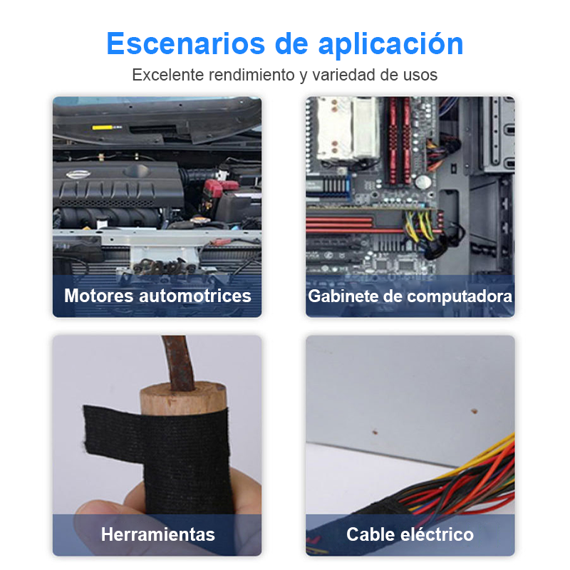 Cinta Tela Adhesiva Aislante Cableado Automotriz 19mmx25m