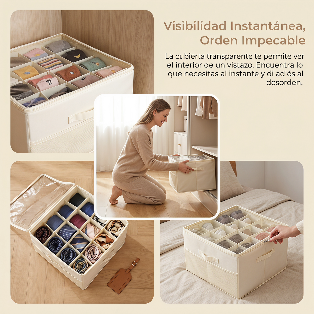 Organizador De Zapatos Multiuso Para Closet Con Divisores