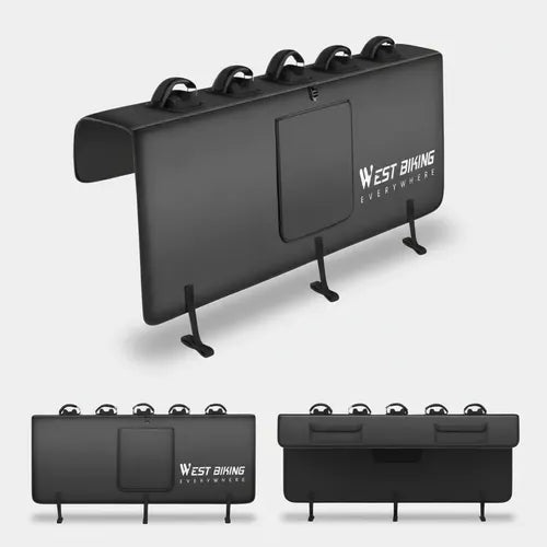 Porta Bicicletas Para Camioneta Pickup (5) Impermeable Negro