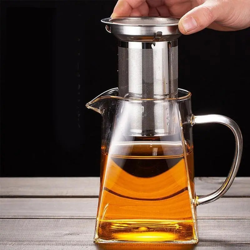 Tetera Para Te Resistente Al Fuego Infusiones De Vidrio 750ml