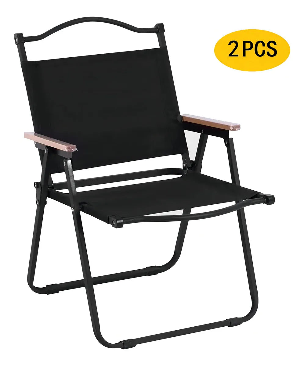 Sillas Plegable Camping Playa Tela Oxford Negro 150kg