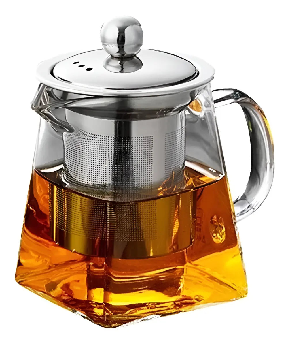Tetera Para Te Resistente Al Fuego Infusiones De Vidrio 750ml