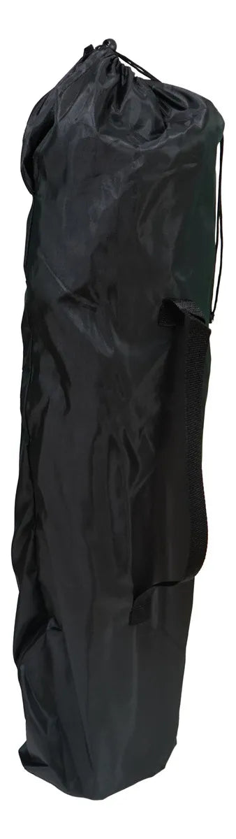 Silla De Camping Plegable Apoya Pies Soporta 120 Kg Negro
