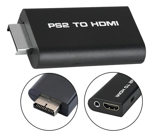 Adaptador Compatible Para Consola Ps2 A Hdmi + Jack De 3.5mm