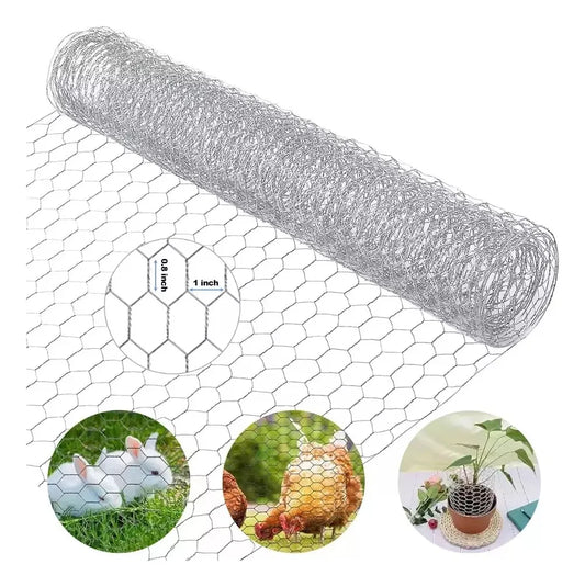 Tejido Malla Hexagonal Gallinera 1m Alto X 20mt Largo Platea