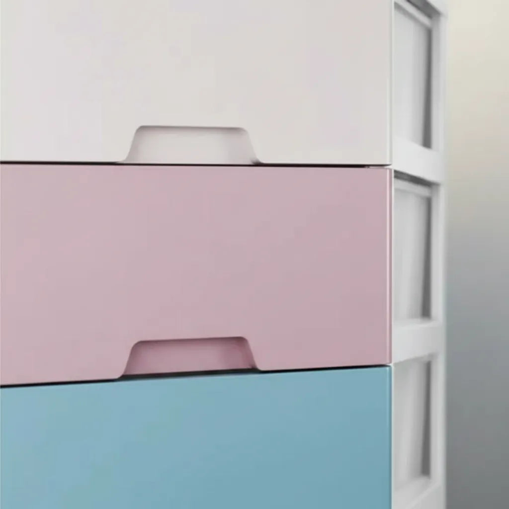 Cajonera Organizador Plastico 3 Niveles 47x29x52cm Con Rueda