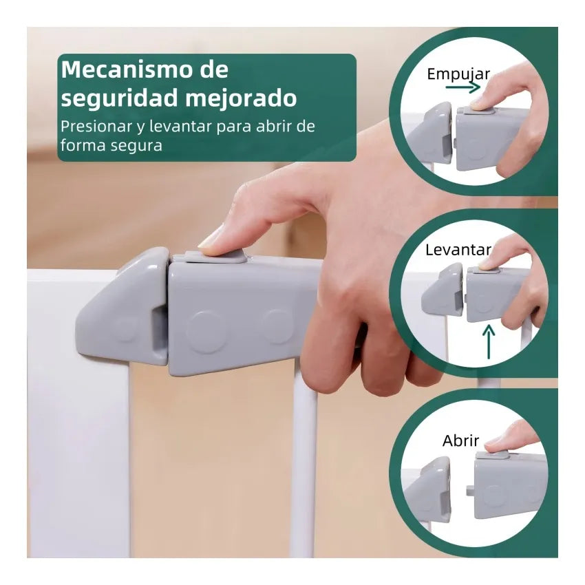 Reja Seguridad Escalera Puerta Bebe Mascota 104-111cm