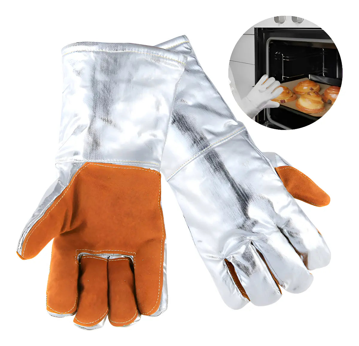 Guantes Alta Temperatura 300°c Para Panadería Y Hornos Multi