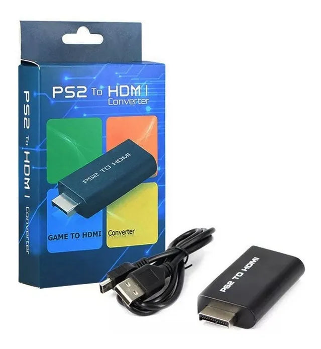 Adaptador Compatible Para Consola Ps2 A Hdmi + Jack De 3.5mm