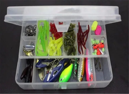 Kit De 101 Piezas De Señuelo Cebo Moscas Anzuelos Para Pesca