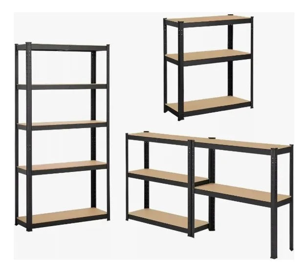Estante Rack Metalico 180 X 90 X 40 Negro