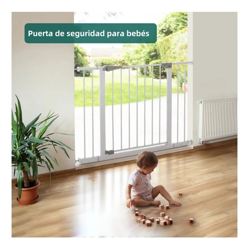 Reja Seguridad Escalera Puerta Bebe Mascota 104-111cm