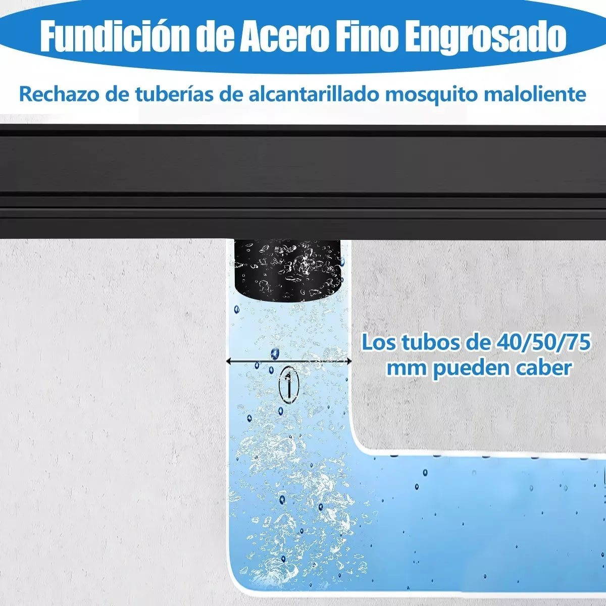 Rejilla De Cubierta Anti-olor Ducha Anti-obstrucción 10×50cm / 10×60cm