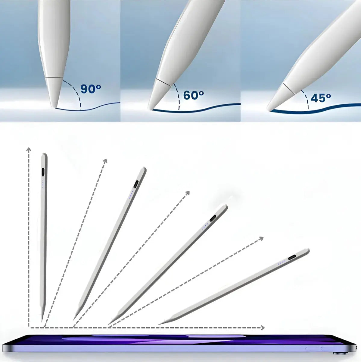 Lapiz Pencil Tactil Stylus Universal  iOS/Android Blanco