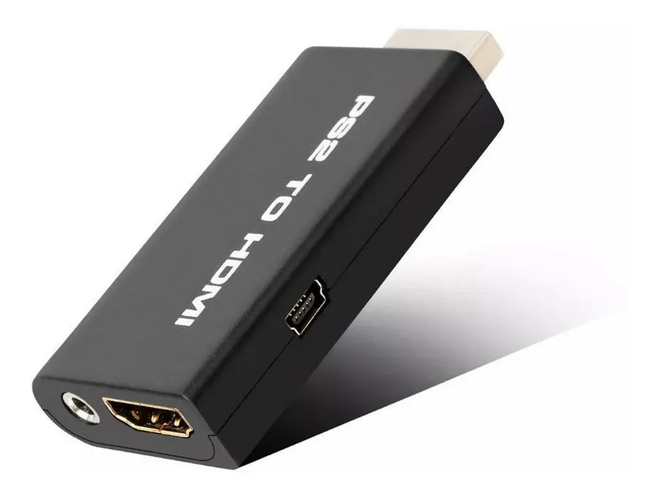 Adaptador Compatible Para Consola Ps2 A Hdmi + Jack De 3.5mm