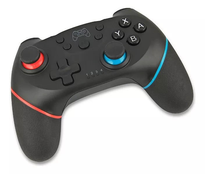 Control inalámbrico Lehuai Pro Nintendo Switch Bluetooth color negro