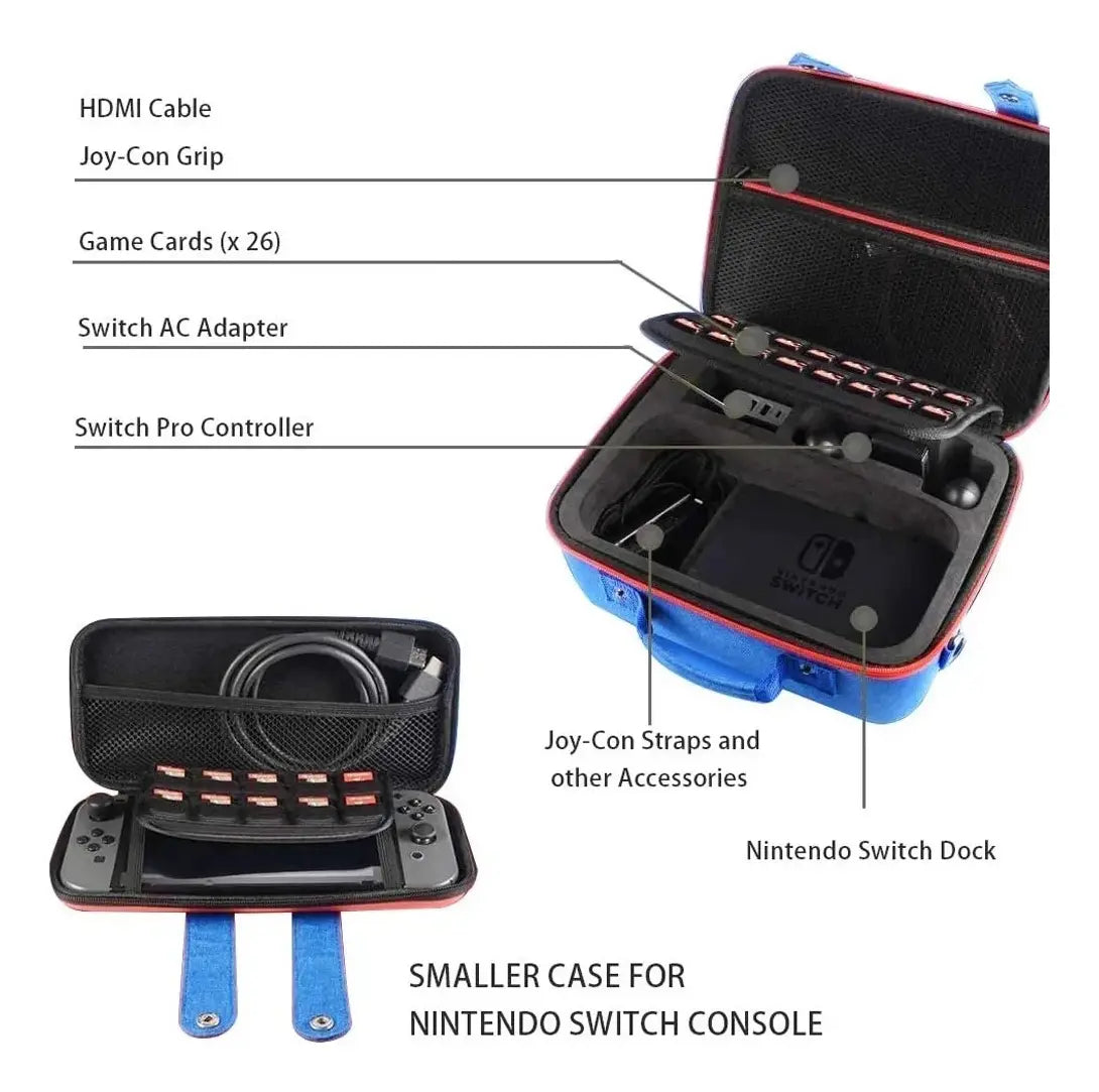 Estuche Bolso Para Nintendo Switch 1 Estilo Mario Alta Resist