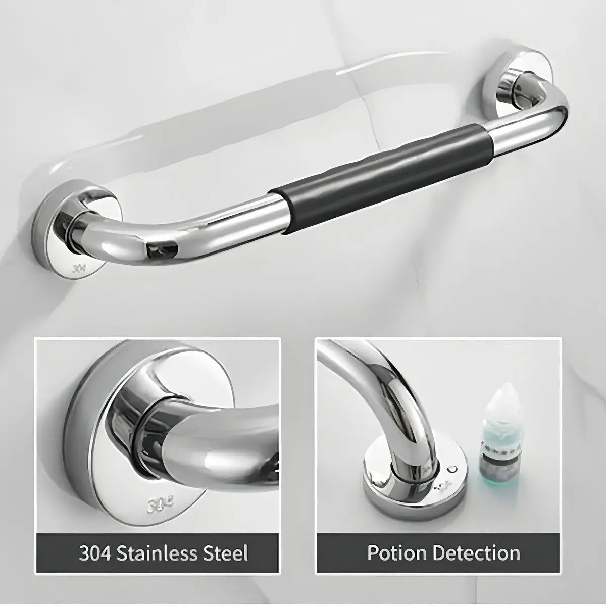 2 Barras De Seguridad 30cm Baño Pasamanos Agarradera Ducha