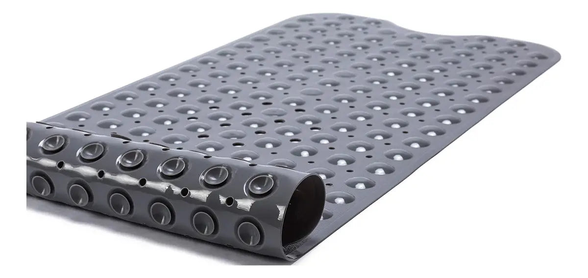 Piso De Goma Antideslizante Para Ducha Baño 39×100cm Gris