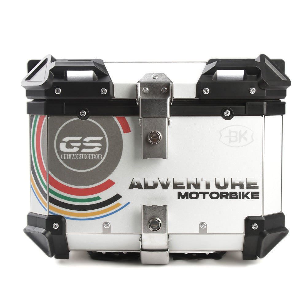 Maletas De Moto Aleacion De Aluminio 55 L Universal Silver