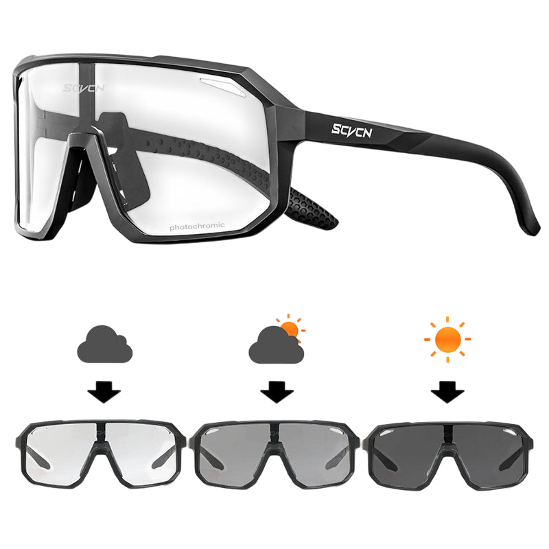 Lentes Fotocromáticos Ciclismo Running Deportivo Scvcn Uv400