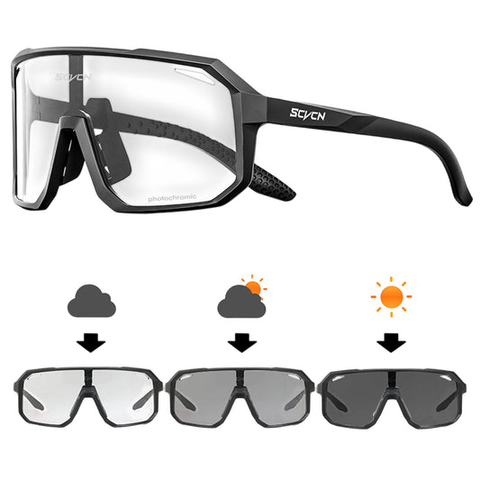 Lentes Fotocromáticos Ciclismo Running Deportivo Scvcn Uv400
