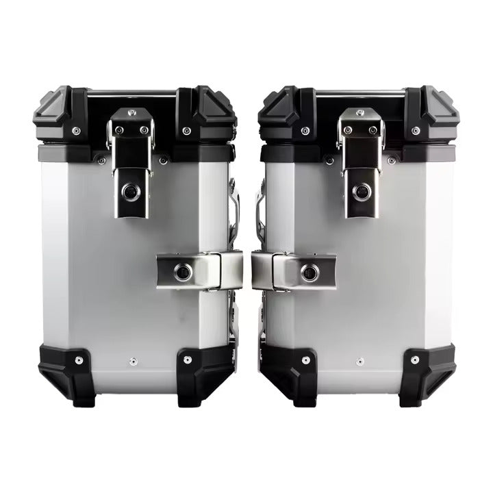 Maletas De Moto Laterales Aleacion Aluminio 76l Con Anclaje